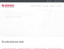 Tablet Screenshot of mysimms.com